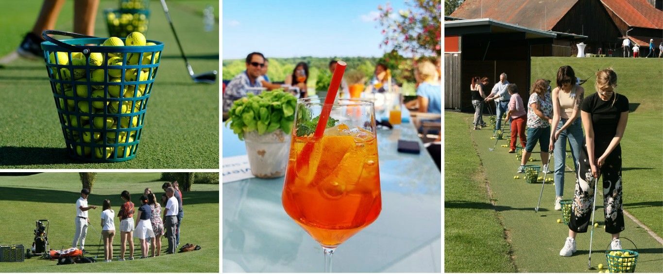 Summer drinks and a game of golf for the Star employees.